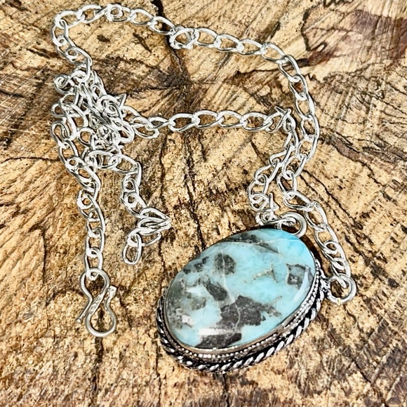 handmade & handcrafted genstone jewelry Jewelry - 🚨SALE!🚨 DR Caribbean Larimar Necklace